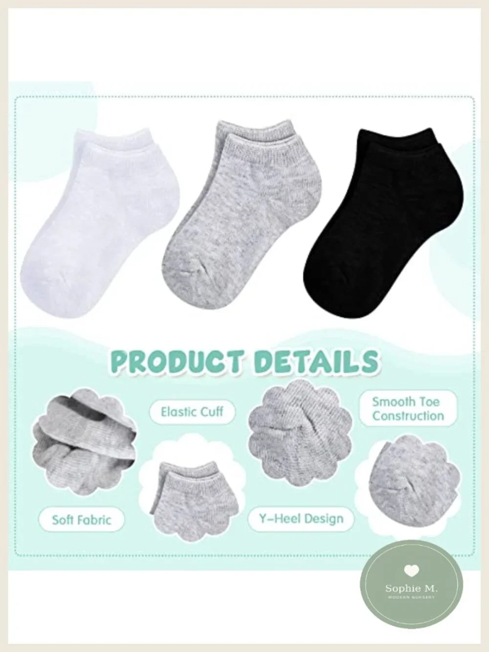 200 Pairs Toddler Low Cut Ankle Socks Cotton Blend 2-4Y Bulk